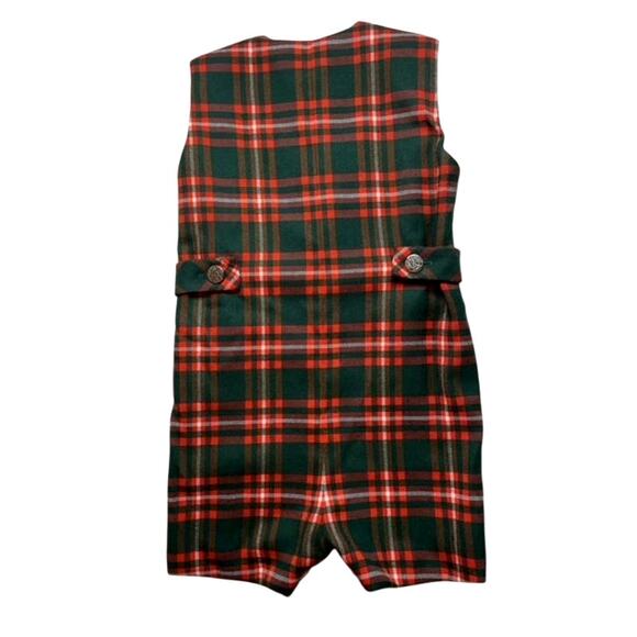 Florence Eiseman Designed for Marshall Field & Company Plaid Shortall Size‎ 5 - Picture 2 of 6